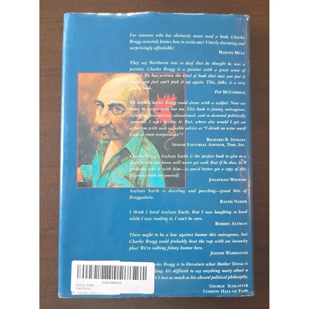 Signed ASYLUM EARTH By Charles Bragg - Hardcover *Excellent Condition* Autograph